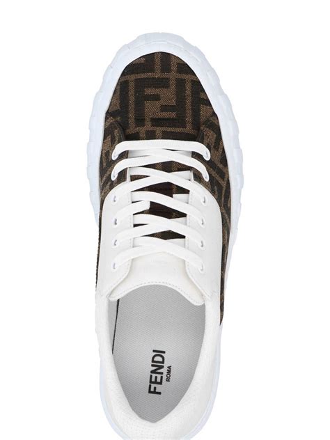 fendi knitted trainers white|Fendi shoes uk.